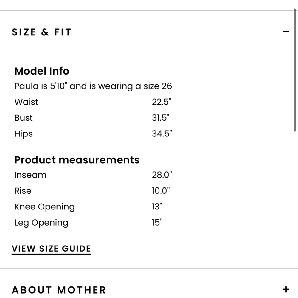 Mother Jeans size 27 - Picture 4 of 6